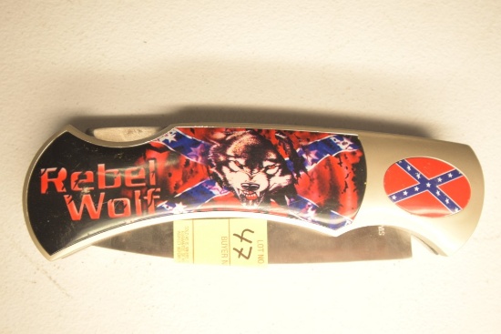 Rebel Wolf Giant Pocket Knife