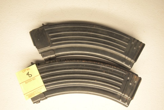 2 AK47 Steel 30 Round Magazines