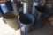 3 Plastic Garbage Cans