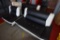 3 Piece Black and White Couch Set