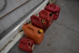 5 Assorted Gas Cans