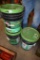 Three Five Gallon Pails of Black Jack Drive Kote 500 Sealer and Coater