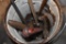 Pail with 5 Pipe Wrenches and Two Hammers