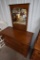 3 Drawer Wooden Dresser with Mirror