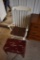 White Rocking Chair With Foot Stool