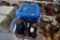 Group of Flashlights, Desk Fan, Kitchen Items