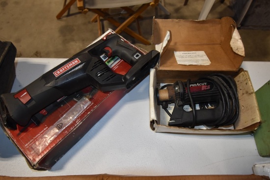 Rotozip Router and Craftsman 19.2V Reciprocating Saw