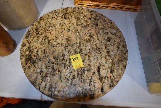 16" Granite Lazy Susan