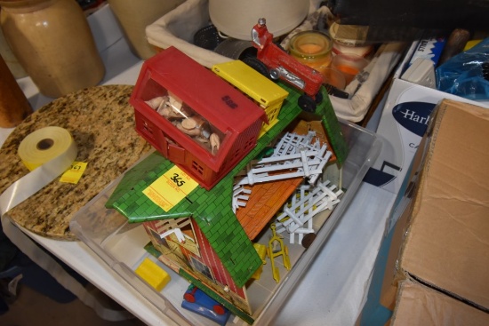 Group of Barn Toys