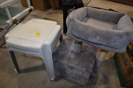 Cat House and 2 Outdoor End Tables