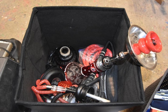 Hookah with Supplies in Tote