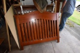 Group of Misc Bed Frames and Railings and Two Sheets of 4 X 8 Plywood