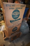 Six United Quality Steel Drum Top Garbage Lids