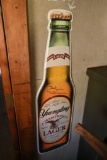 Yuengling Lager Metal Sign Signed by Dick Yuengling