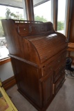 Wooden Roll Top Desk