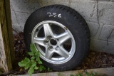 Firestone 225/60R16 Tire on 5 Lug rim