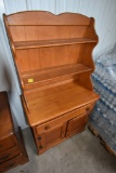 Two Piece Entrance Way Dresser and Shelf