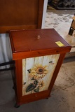 Wooden Decorative Garbage Can