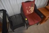 Wicker Chair and Table Set