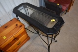 Entry Way Glass Top Table