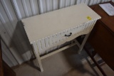 White Entrance Table
