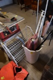 4 Tier Metal Rack with Misc