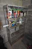 7 Tier Metal Shelf with Contents