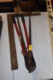 2 T Squares, Bolt Cutters, Loppers