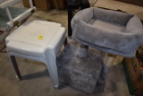 Cat House and 2 Outdoor End Tables