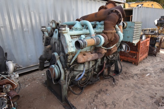 Detroit Diesel 12V149 Quad Turbo Industrial Engine Take Out