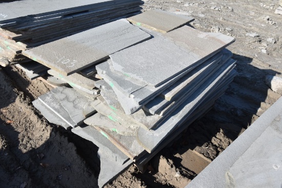Pallet of Mixed Thermal Bluestone Cutting Stock