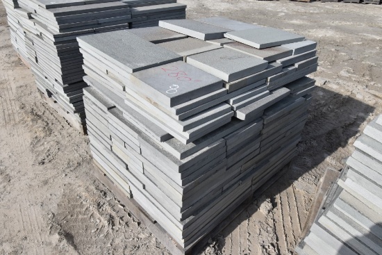 Pallet of Mixed Thermal Bluestone Pieces
