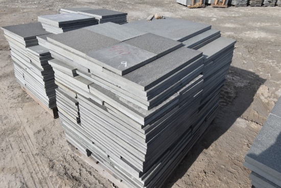 Pallet of Mixed Thermal Bluestone Pieces