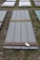 28 Pieces of 10' Sections of Grey Corrugated Metal Paneling