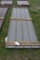 30 Pieces of 10' Sections of Bronze Corrugated Metal Paneling