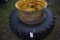 18.4R34 Tire with 2 Rims