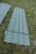 32 Section of 12' Green Corrugated Metal Paneling