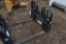 Set of Bobcat Quick Attach Pallet Forks