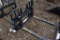 Set of Bobcat Quick Attach Pallet Forks