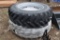 Pair of Titan 16.9R38 Tires with 8 Lug Rims