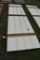 26 Pieces of 12' Sections of Cream Corrugated Metal Paneling
