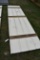 28 Pieces of 12' Sections of Cream Corrugated Metal Paneling