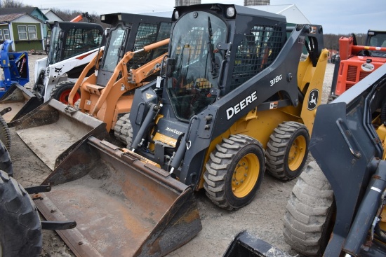 John Deere 318G Skid Steer