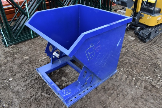 Blue Fork Mounted Self Tipping dumpsters