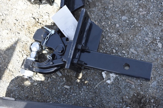 Solid Pintle Hitch with 2" Ball