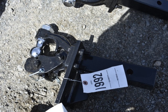 Solid Pintle Hitch with 2" Ball