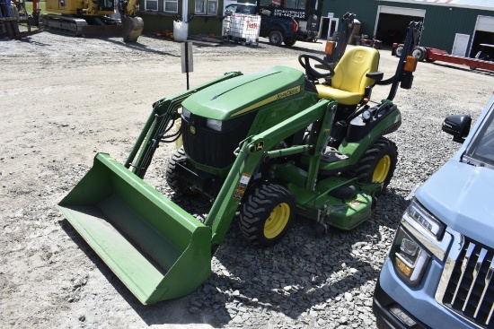 John Deere 1025R Loader Mower Tractor