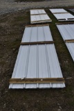 30 Pieces of 10' Sections of Galvanized Corrugated Metal Paneling