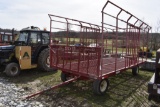 JBM 20' Metal Flare Top Hay Wagon on Horst Gear