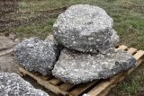 4 Washed Concrete Boulders